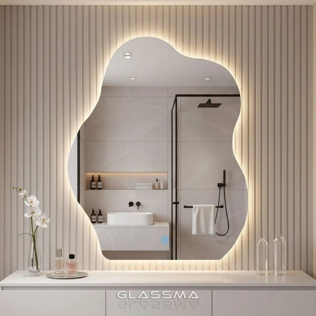 Irregular LED Bathroom Mirror
